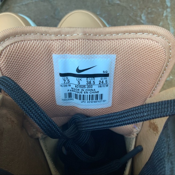 Nike AF1 Rebel XX AO1525-200 Tan Leather Sneaker - Picture 3 of 15